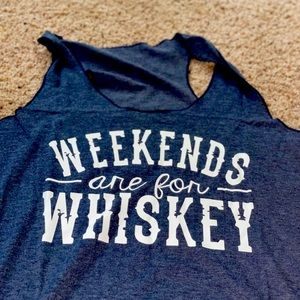 Weekends are for whiskey tank